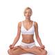 Woman Sitting in Lotus Pose... (thumbnail)