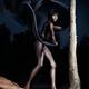 Dramatic fine art portrait of a beautiful black exotic african woman s... (thumbnail)