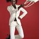 Woman Wearing White Suit... (thumbnail)