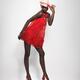 Young Woman in Red Dress... (thumbnail)