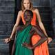 Two beautiful women in elegant dresses... (thumbnail)