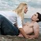 Young Man and a Woman on the Beach... (thumbnail)