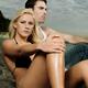 Young Man and a Woman on the Beach... (thumbnail)
