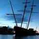 Grounded Tall Ship Silhouette... (thumbnail)