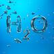 H2O Formula Made by Oxygen Bubbles in Water... (thumbnail)