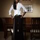 Attractive Young Woman in Trendy Clothes Indoors... (thumbnail)