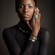 Beautiful Young Black Woman Beauty Portrait... (thumbnail)