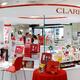 Clarins Cosmetics Display in a Mall... (thumbnail)