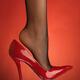 Woman Foot in a High Heel Shoe... (thumbnail)