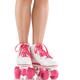 Young Woman Wearing Roller Derby Skates... (thumbnail)