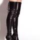 Woman Wearing Thigh-High Boots... (thumbnail)
