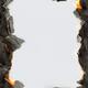 Burning Ashes Revealing White Background... (thumbnail)