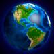 Earth Globe South and North America... (thumbnail)