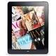 Apple iPad Tablet with Magazine Cover on Display... (thumbnail)