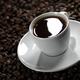 Cup of Coffe on Coffee Beans... (thumbnail)