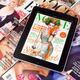 Apple iPad Issue of Vogue on top of Printed Magazines... (thumbnail)