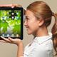 Smiling Girl with Apple iPad 3G Tablet... (thumbnail)