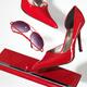 Red Stylish Fashion Accessories and High heel shoes... (thumbnail)