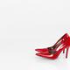 Red Sexy High Heel Shoes on White Background... (thumbnail)