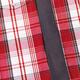 Closeup of red tartan shirt with a slim necktie... (thumbnail)