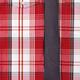 Closeup of red tartan shirt with a skinny necktie... (thumbnail)