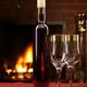 Bottle of Red Wine and Two Wine Glasses... (thumbnail)