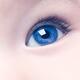 Closeup of a Baby's Blue Eye... (thumbnail)