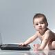 Baby Sitting in Front of a Laptop... (thumbnail)