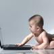 Baby Sitting in Front of a Laptop... (thumbnail)