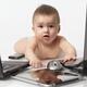 Baby amongst Computers and Electronics... (thumbnail)