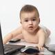 Baby amongst Computers and Electronics... (thumbnail)