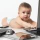Baby amongst Computers and Electronics... (thumbnail)
