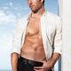 Young Man in Unbuttoned Shirt... (thumbnail)