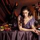 Beautiful Woman Lying on a Festive Table... (thumbnail)