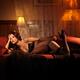 Sexy Young Woman Lying on a Bed... (thumbnail)
