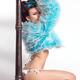 Beautiful Young Woman in Bikini and Fur Jacket... (thumbnail)