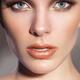 Beautiful Woman's Face Closeup Portrait... (thumbnail)