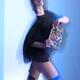 Fashion Photo of a Woman in Shining Blue Settings... (thumbnail)