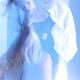 Fashion Photo of a Dancing Woman in Shining Blue Light... (thumbnail)