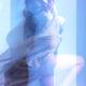 Fashion Photo of a Woman in Shining Blue Settings... (thumbnail)
