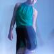 Fashion Photo of a Woman in Shining Blue Settings... (thumbnail)