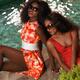 Two Beautiful Women in Dresses at the Pool... (thumbnail)