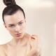Portrait of a Beautiful Young Woman with a Top Knot... (thumbnail)