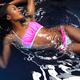 Woman Wearing Bikini Lying in Water... (thumbnail)