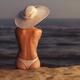 Woman on a Beach... (thumbnail)