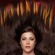 Beautiful Woman with Hair Extensions in a Shape of Fire... (thumbnail)