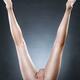 Long Sexy Woman Legs Making V Shape... (thumbnail)