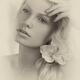 Vintage Portrait of a Beautiful Young Woman... (thumbnail)