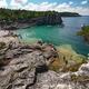 Georgian Bay Rocky Beach at Bruce Peninsula National Park... (thumbnail)