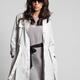 Beautiful Woman in Gray Trench Coat... (thumbnail)